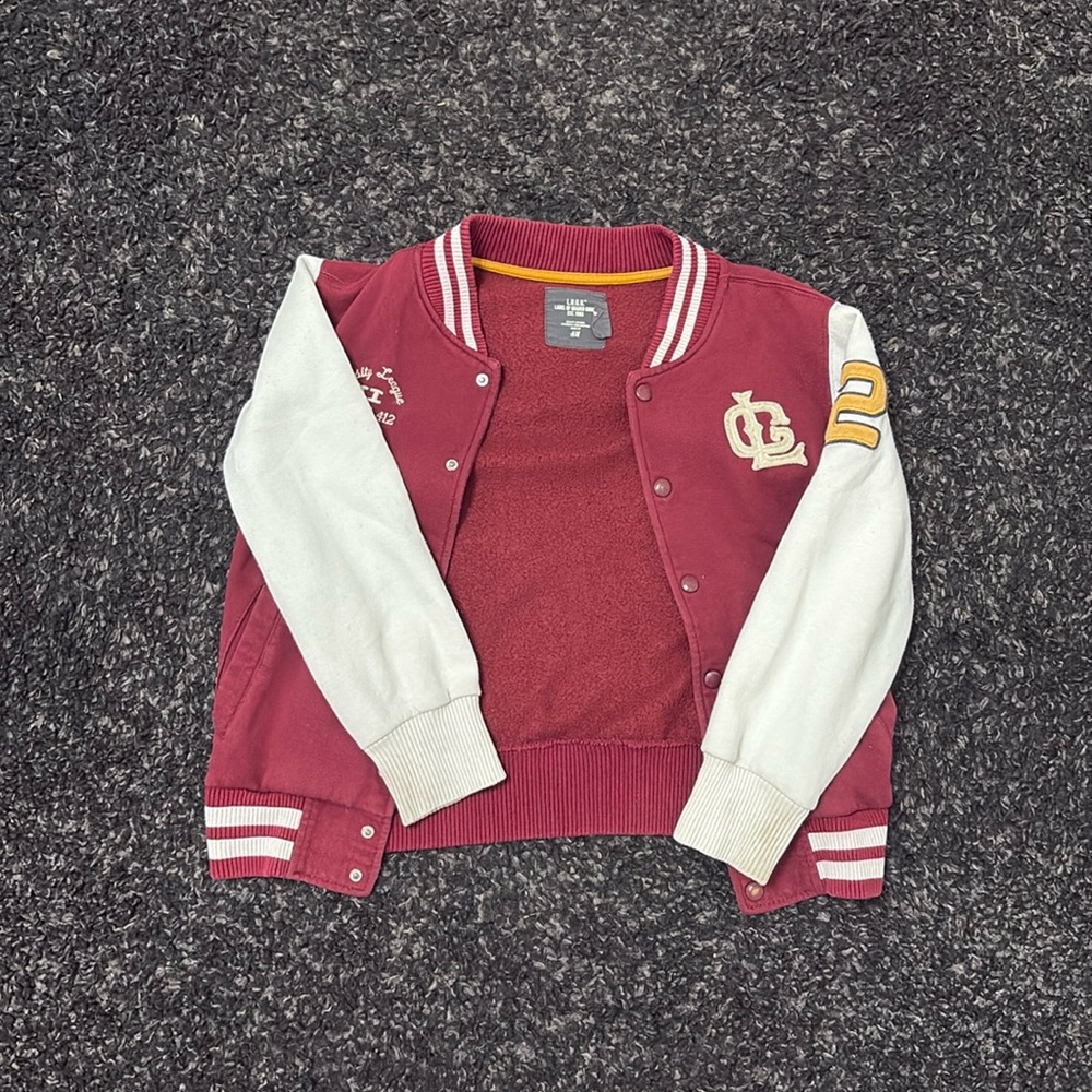 1993 H&M jacket Varsity League L.O.G.G size US 8-10 years old